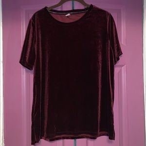 ❤️Velvet Oversized T